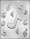 Music Notes Chocolate Mould